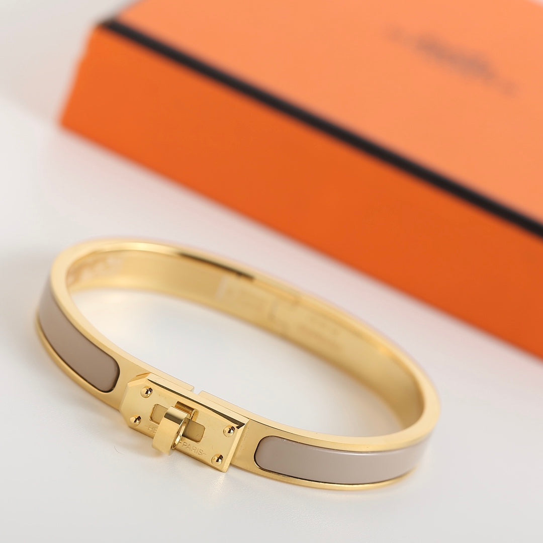 Hermes HM Kelly Grey Bracelet