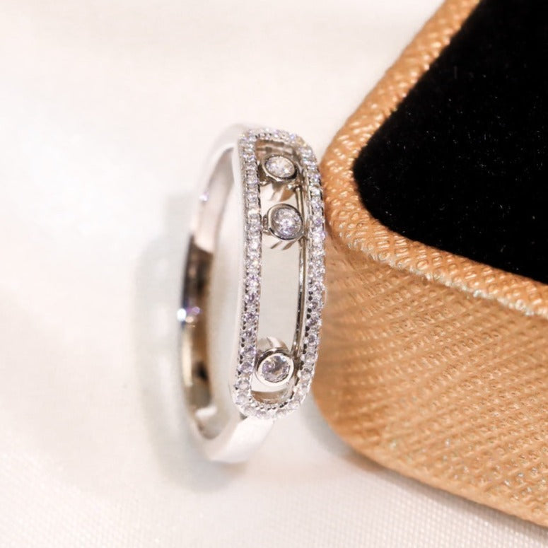 Messika Baby Move Paved Silver Cubic Zirconia Ring