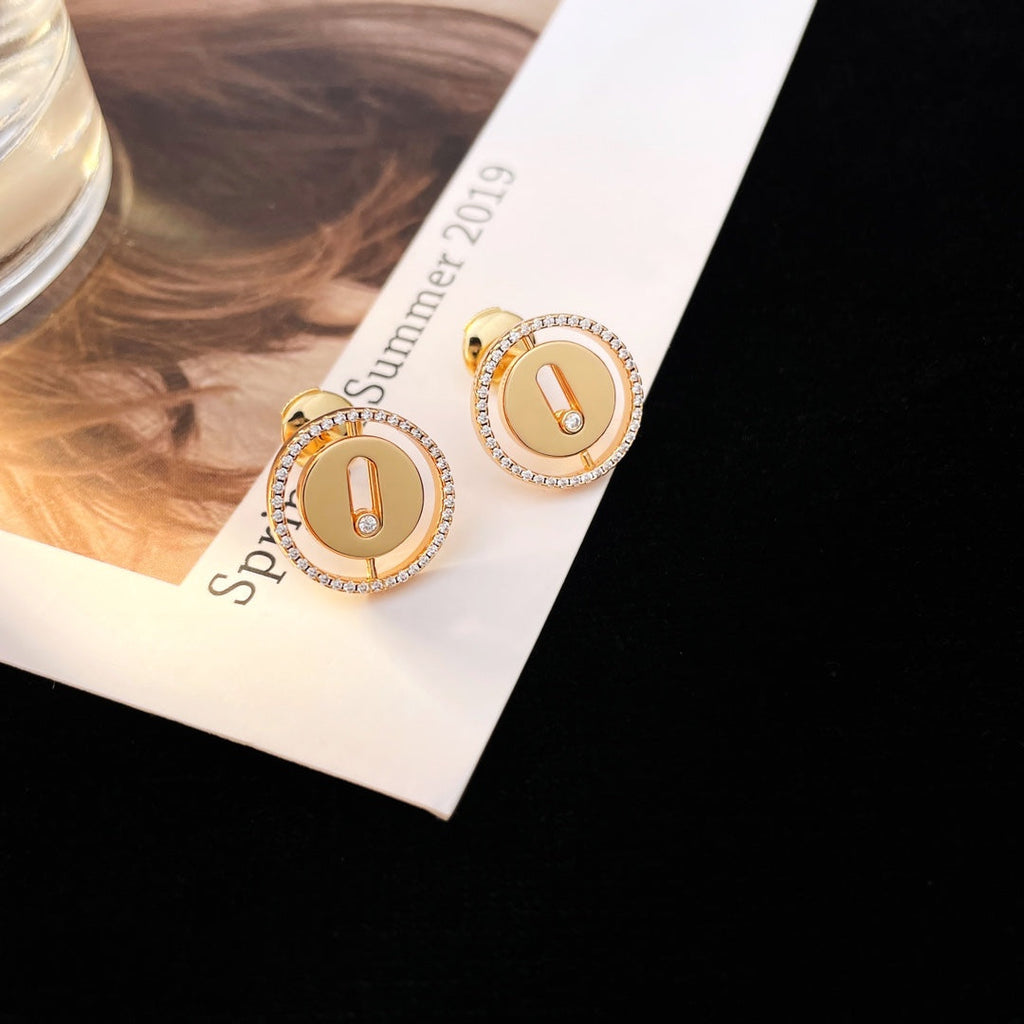 Messika Puces Lucky Move Cubic Zirconia Earrings