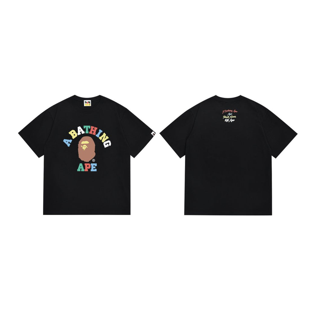 BAPE Ape Head Color Letter Graphic T-Shirt — hero