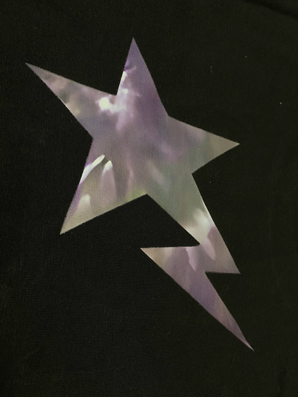 BAPE Star Lightning Graphic T-Shirt — detail