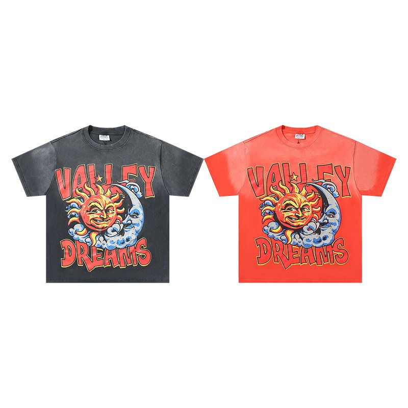 VALE USA Washed Dreams Graphic T-Shirt — comparison