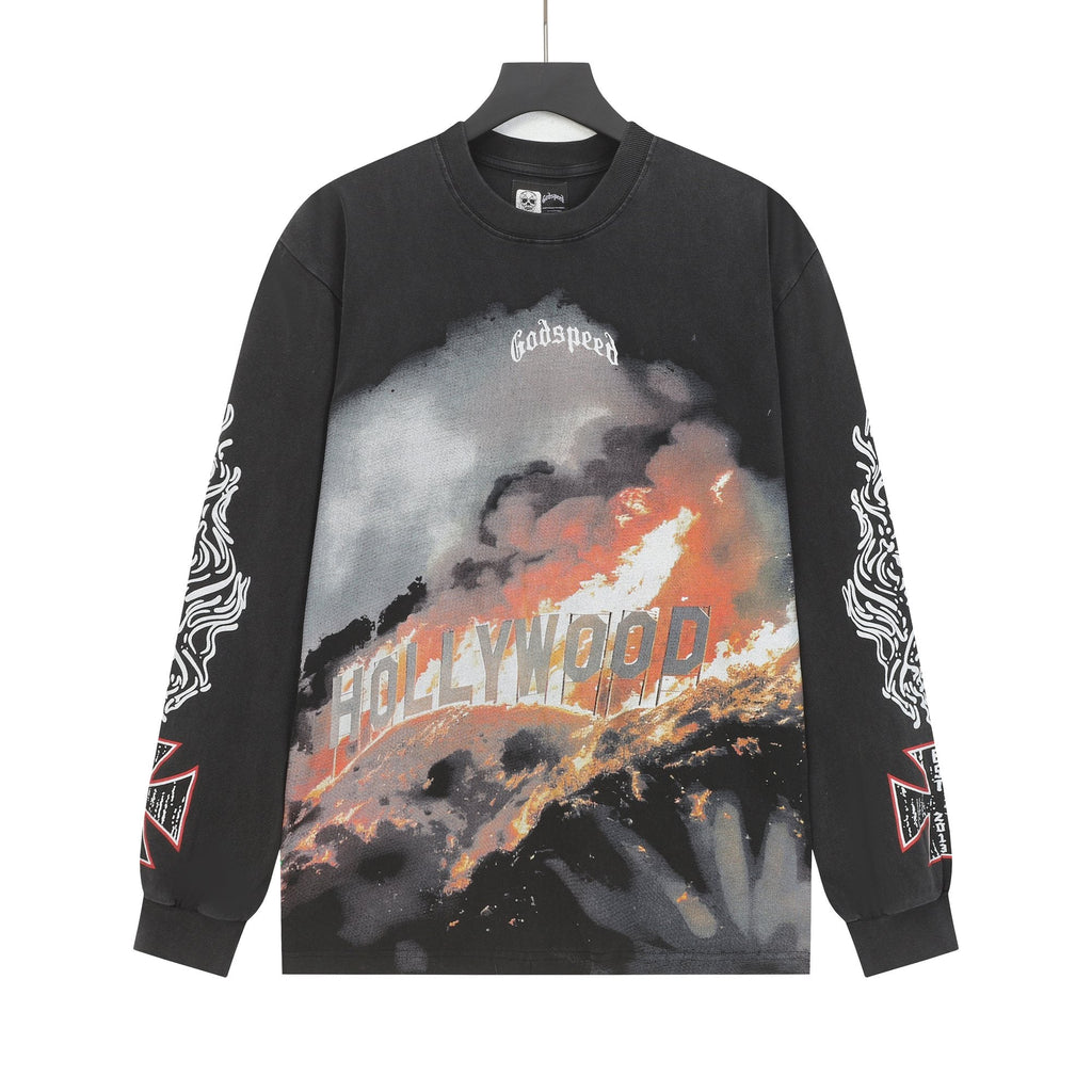 Godspeed Hollywood Graphic Long-Sleeve T-Shirt — hero