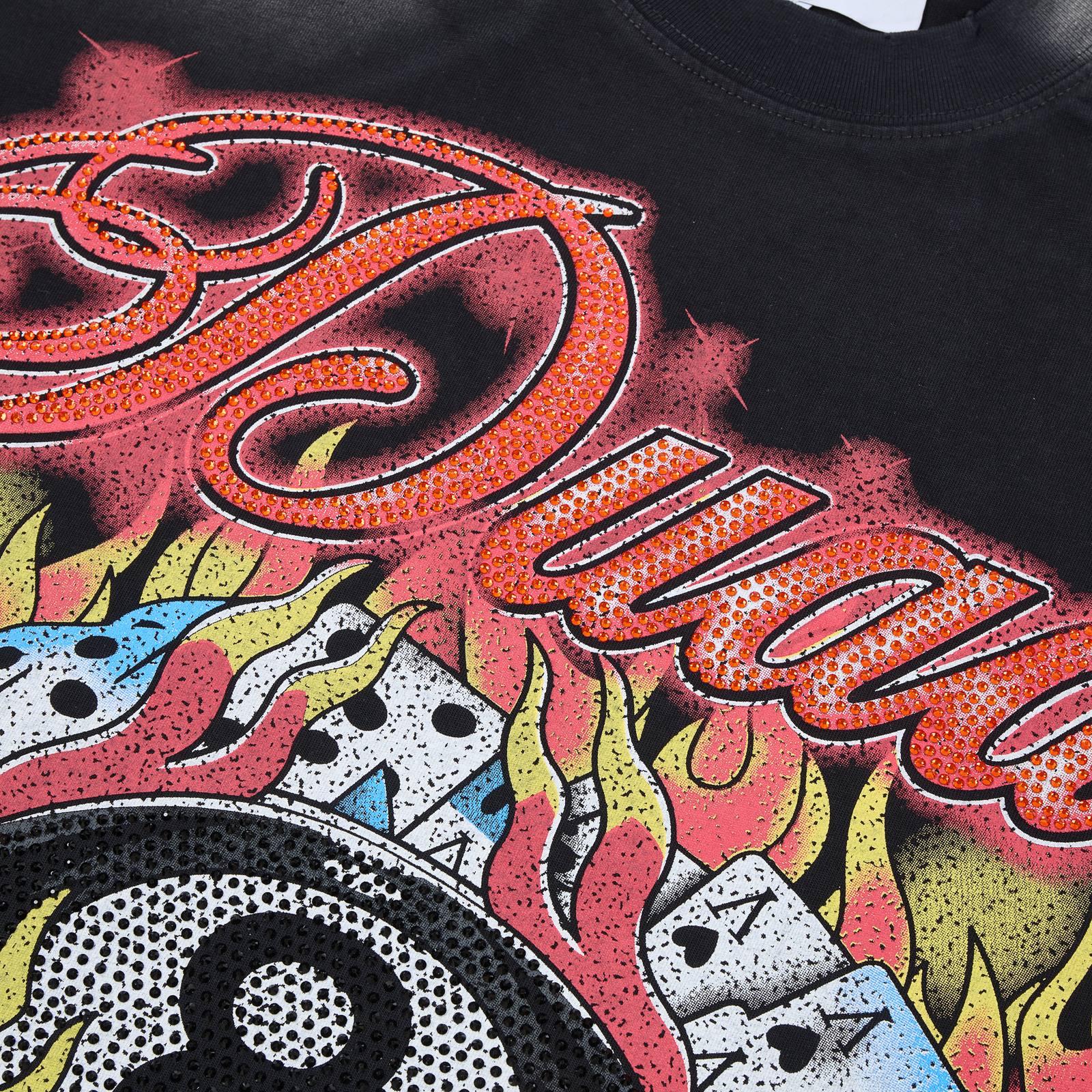 Rough Play DUAA Risk Graphic T-Shirt — detail