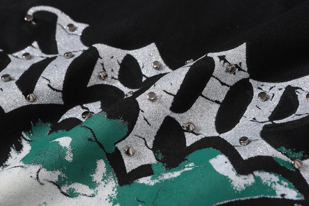 Godspeed Puffito Paradise Spray-Dye Graphic T-Shirt — detail