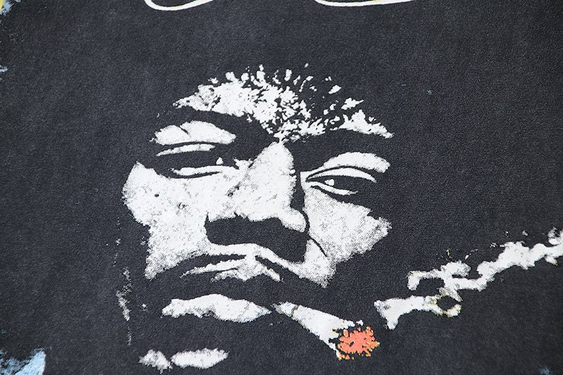VALE USA Valley Dreams Hendrix Graphic T-Shirt — detail