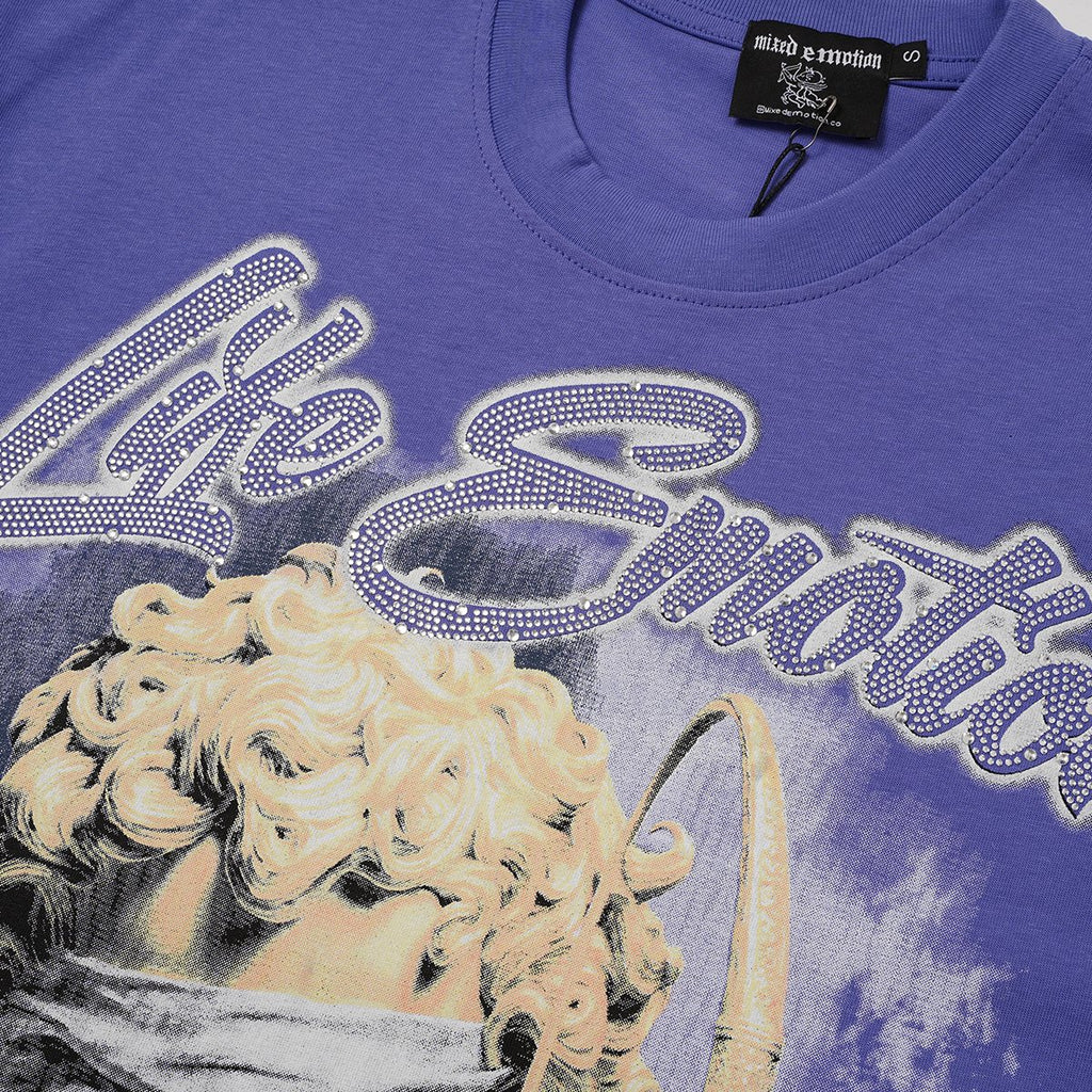 MIXED EMOTION Angel Graphic Short-Sleeve T-Shirt — detail