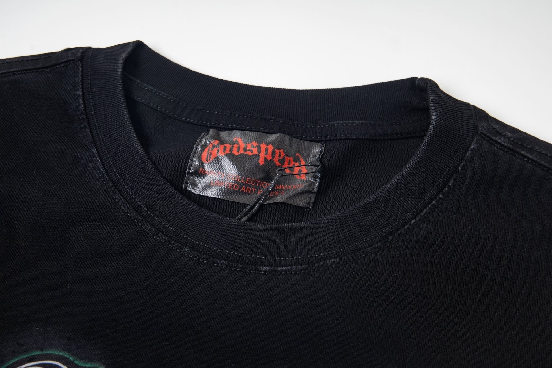 Godspeed Top 5 Slizzy Statue Snake Long-Sleeve T-Shirt — neck_label