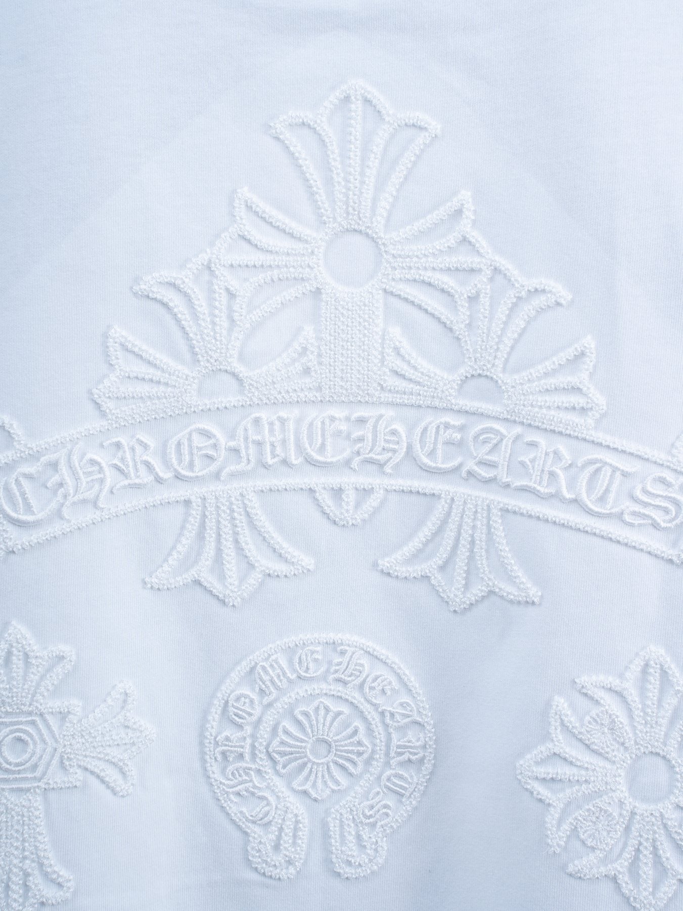 Chrome Hearts Tonal Cross Graphic T-Shirt — detail