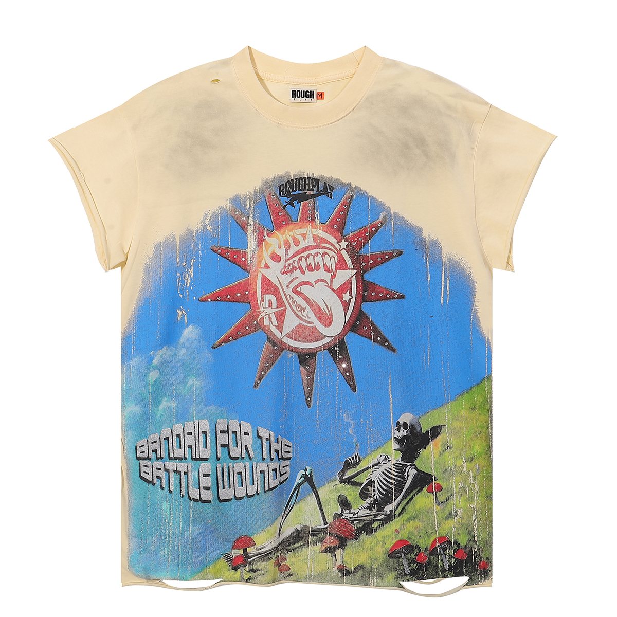 Rough Play Sunkiss Battle Graphic Sleeveless T-Shirt — hero