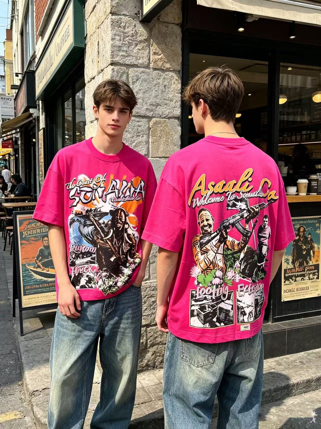 ASAALL Somalia Graphic Short-Sleeve T-Shirt — context