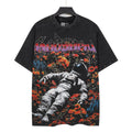 Godspeed Astronaut Flowers Studded Short-Sleeve T-Shirt — hero