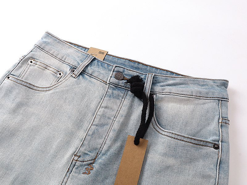 Ksubi Cross Patch Slim Tapered Jeans — detail