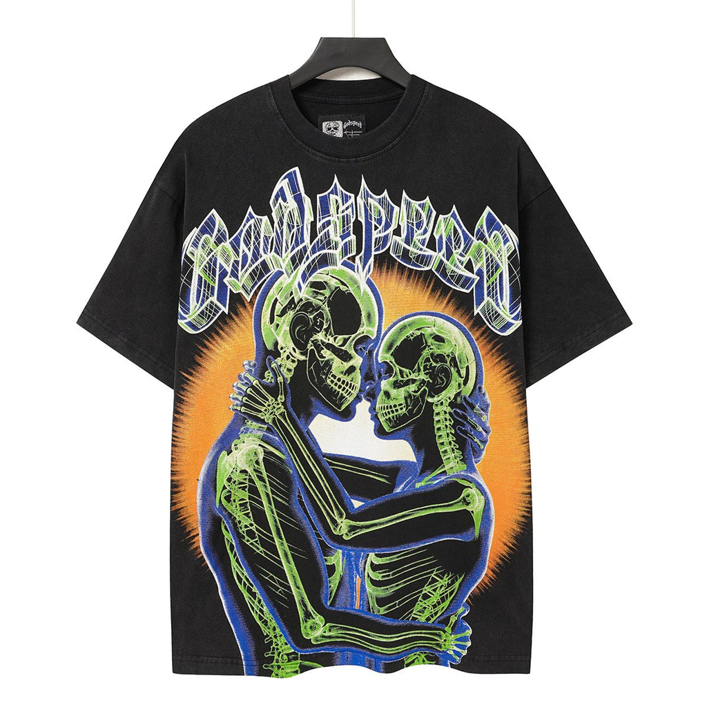 Godspeed Out of Many, One Skeleton Graphic T-Shirt — hero
